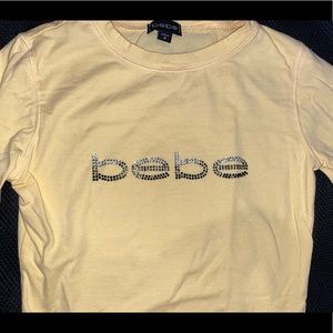Yellow Bebe Long Sleeved Tee